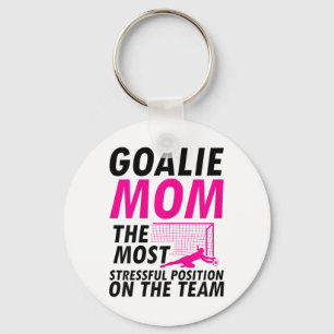 Mum Soccer Goalie Keeper Soccer Mum  Key Ring