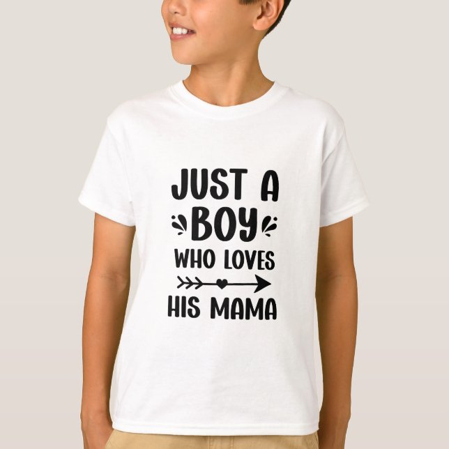 Mum son matching outfit Mothers Day Gift T-Shirt (Front)