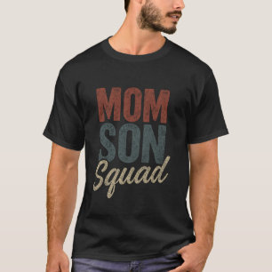 Mum Son Squad Mother's Day Mum And Son Matching Fa T-Shirt