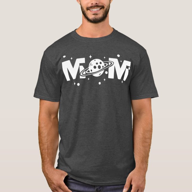 Mum Space Astronaut Mum Mama Momlife Mothers Day T-Shirt (Front)