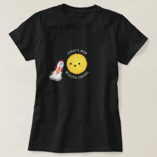 Mum Space Birthday Mission Control T-Shirt