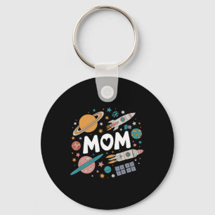 Mum Space Galaxy Mothers Day Birthday Family Match Key Ring