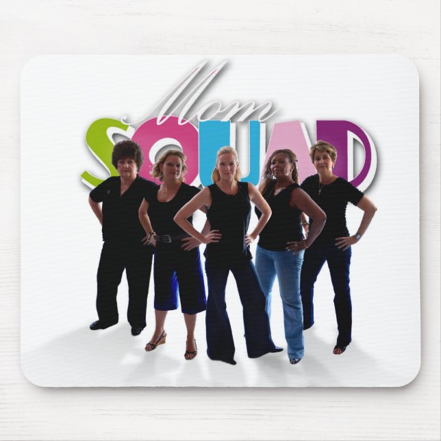 Mum Squad clear mouse pad (Front)