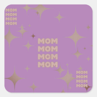 Mum  square sticker