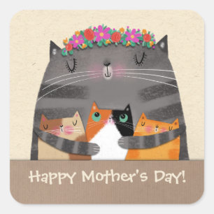 Mum Square Sticker