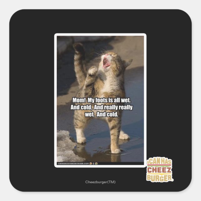 Mum! Square Sticker (Front)