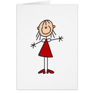 Mum Stick Figure Card