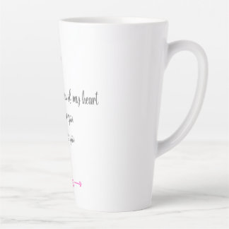 Mum Tall Coffee Mug, Mum's Mug, Gift for Mum,  Latte Mug