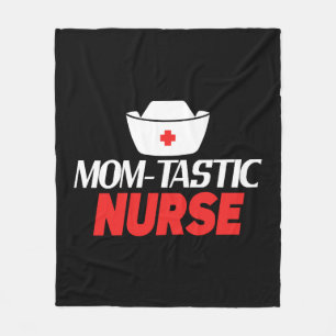 Mum-tastic Nurse Hospital Health Worker Mother's Fleece Blanket