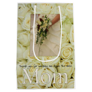 Mum Thanks for Walking me down Aisle Medium Gift Bag