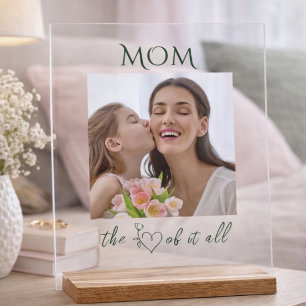 Mum the Heart of it All Mother's Day Acrylic Sign