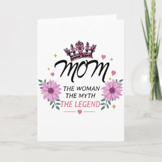 Mum The Legend Mother's Day Gift Card