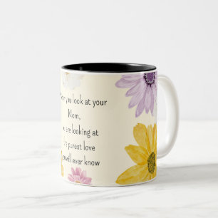 Mum the purest love coffee mug