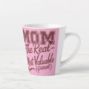 Mum — The Real MVP (Most Valuable Parent) Latte Mug