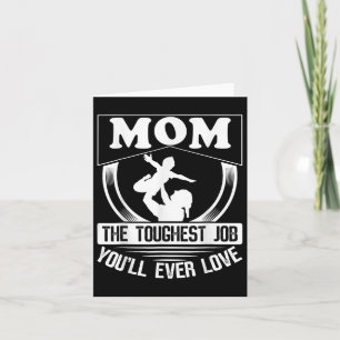 Mum The Toughest Job Youll Ever Love Mothers Day  Card