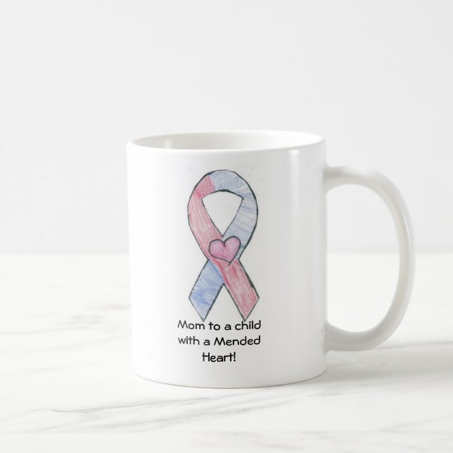 Mum to a child with a Mended Heart! Coffee Mug (Right)