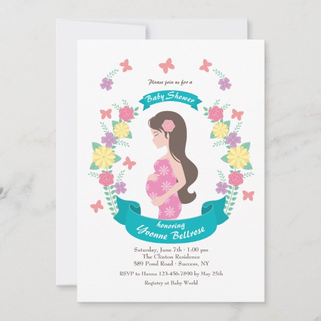 Mum-to-be Baby Shower Invitation (Front)
