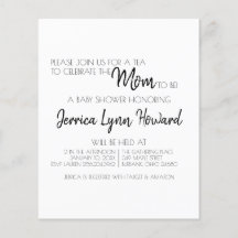 Mum-To-Be Baby Shower Invitation Flyer