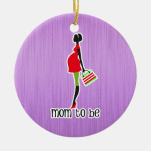 Mum To Be Expectant Mother Personalised Dated Ceramic Ornament