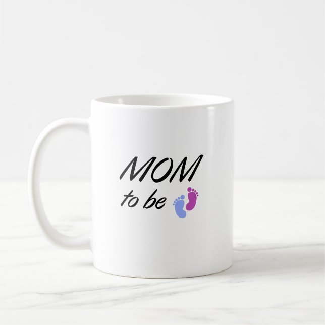 Mum-to-Be Footprint Mug (Left)