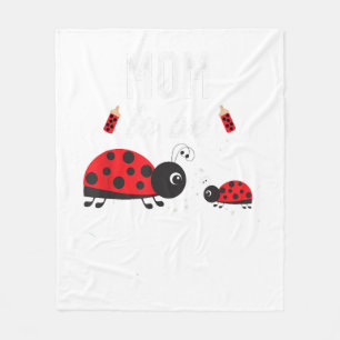 Mum To Be Ladybug Baby Shower Ladybug Mum Fleece Blanket