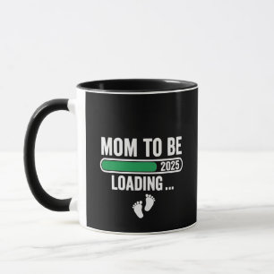 Mum to Be Loading 2025 Pregnancy Mum New Year Mug