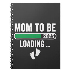Mum to Be Loading 2025 Pregnancy Mum New Year Notebook