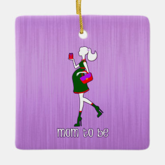 Mum To Be Maternity Custom Personalised Name Date Ceramic Ornament