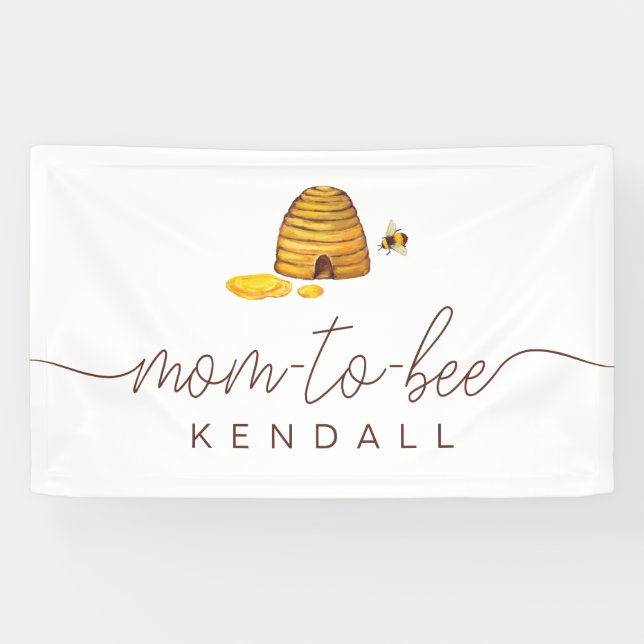 Mum-to-Bee Bridal Shower Banner (Horizontal)