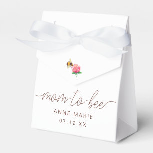 Mum-to-Bee, Bumble Bee Themed Favour Box