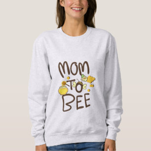 Mum to Bee with Cartoon Decoration Sweatshirt