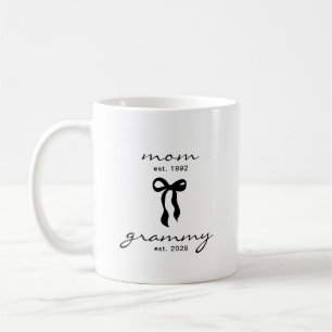 Mum to Grammy Est Mug with Bow