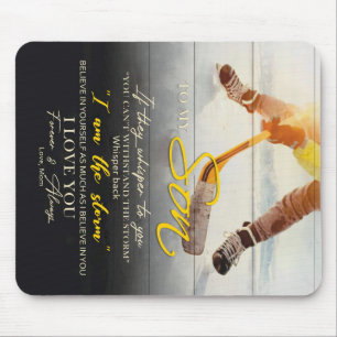 Mum To my Son Gift, Son Birthday Gift Idea Mouse Pad