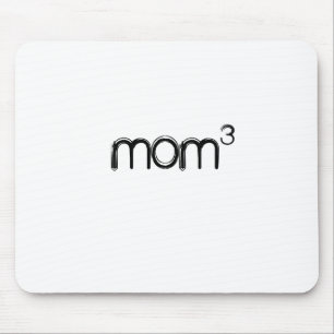Mum to the 3rd, Mum of 3 Kids/Triplets Mouse Pad