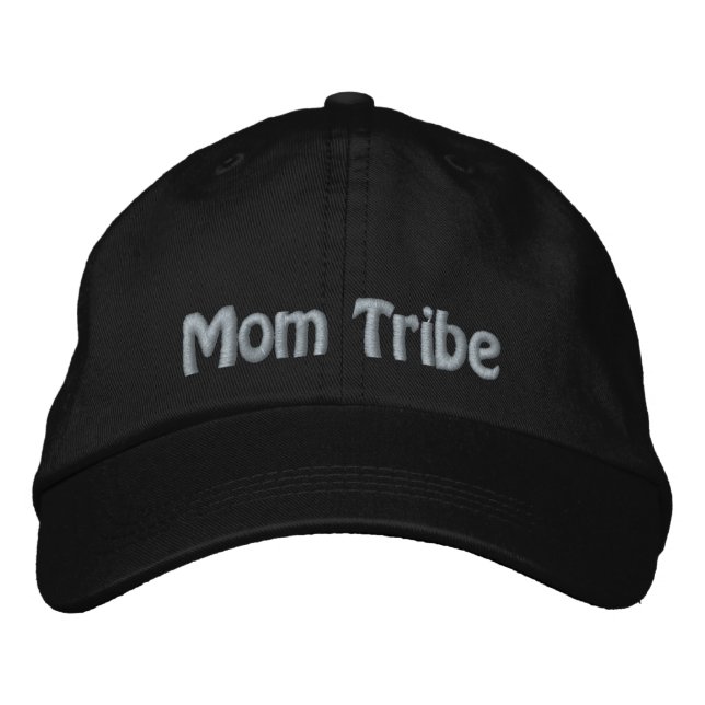Mum Tribe Embroidered Basic Adjustable Cap (Front)