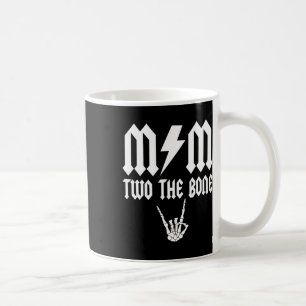Mum Two The Bone Skeleton Hand Family Birthday Boy Coffee Mug