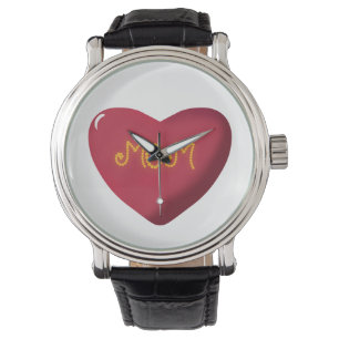 Mum Typography Design, Cute Mother Quote Text Art, Watch