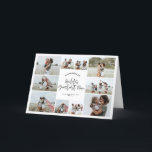 Mum typography elegant modern minimal multi photo thank you card<br><div class="desc">Worlds greatest Mum script elegant modern minimal simple unique personalised photo collage simple clean lines mothers day card.</div>