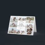 Mum typography elegant modern minimal multi photo thank you card<br><div class="desc">Worlds greatest Mum script elegant modern minimal simple unique personalised photo collage simple clean lines mothers day card.</div>