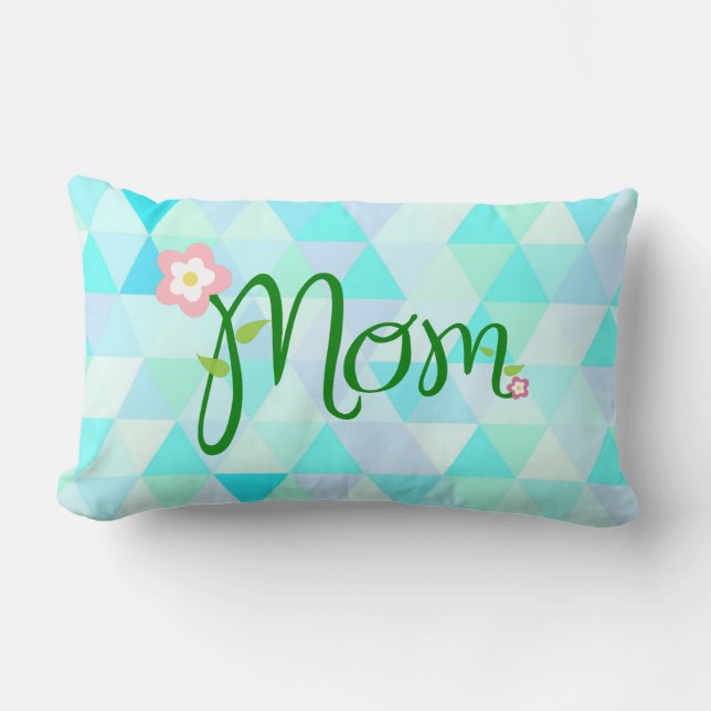 Mum typography printed Throw Pillow (Front)