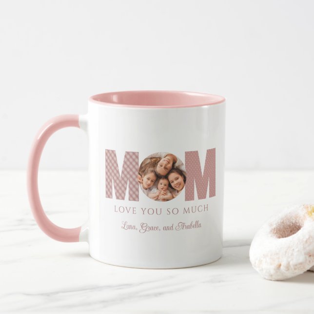 Mum Valentine's Day Photo Mug (With Donut)