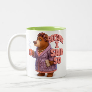 Mum vs Dad Two-Tone Coffee Mug