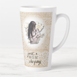 Mum Who Prays (matching journal available) Latte Mug