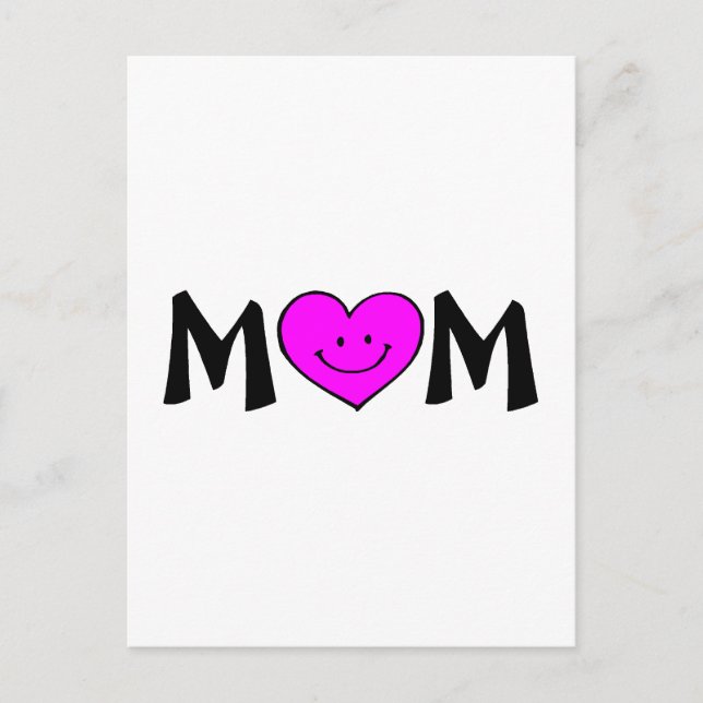 Mum with Face Postcard (Front)