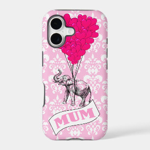 Mum with pink elephant