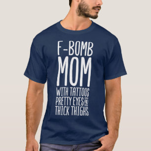 Mum with tattoos pretty eyes T-Shirt