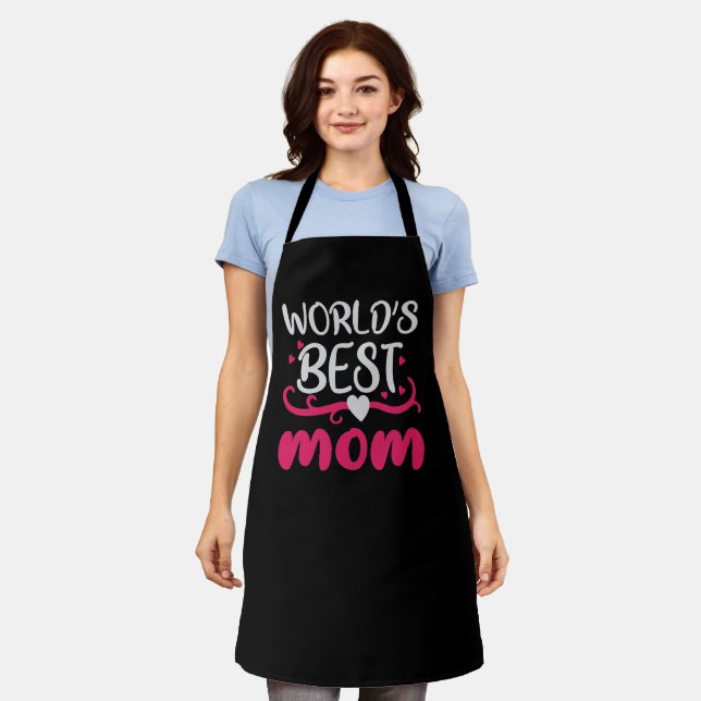 Mum - World's Best Mum Apron (Worn)