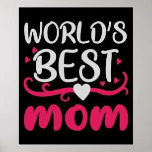 Mum - World's Best Mum Poster