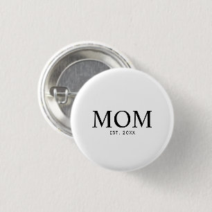 Mum Year Established 3 Cm Round Badge