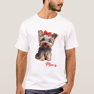 Mum Yorkshire Terrier Dog T-Shirt